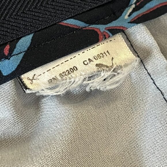 Puma X Liberty Men's Golf Shorts Performance Navy Blazer Paisley Floral Size 42 - Picture 6 of 9